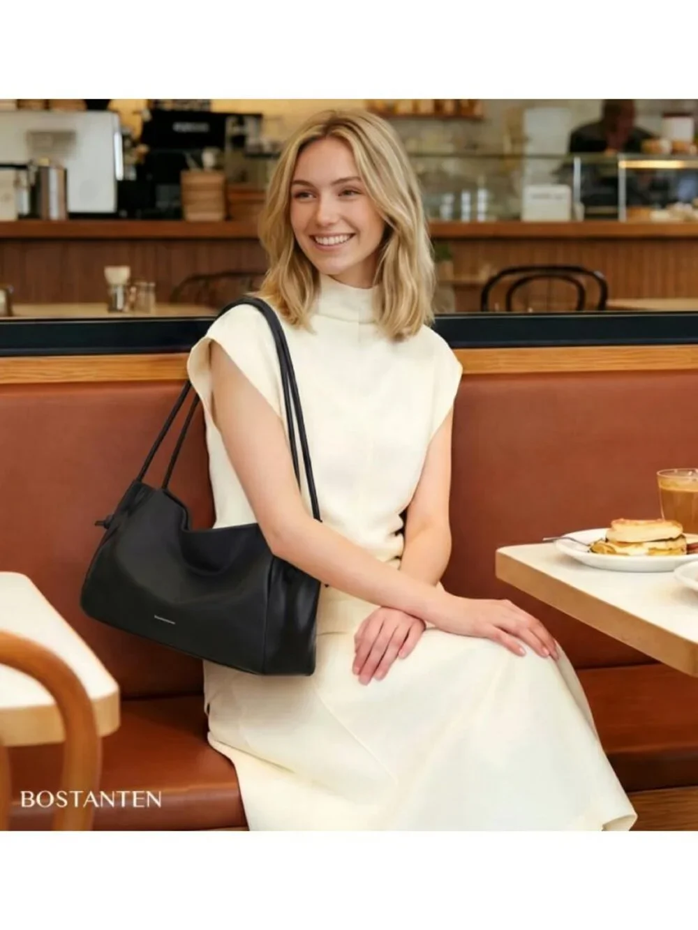 Vegan Leather Shoulder Bag for Women | Lightweight, Roomy, Multi-Pocket Handbag